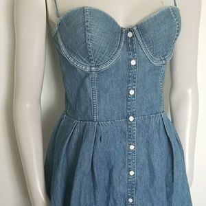PINK Victoria secret blue jean dress